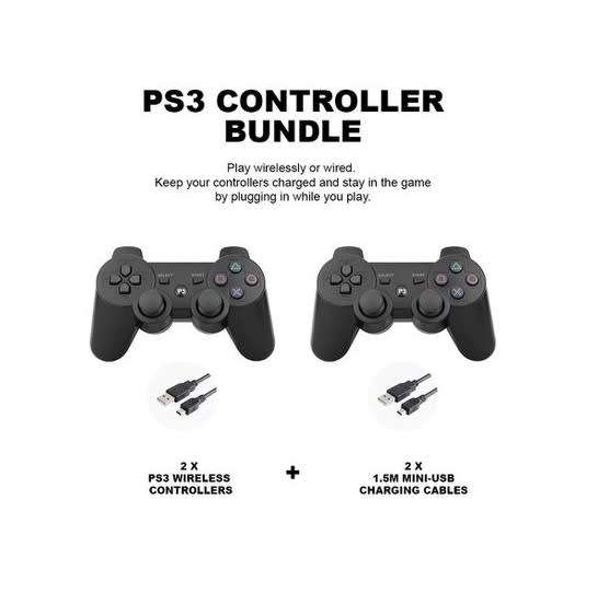 DW Wireless Controller for PlayStation 3 (PS3) - 2 Pack