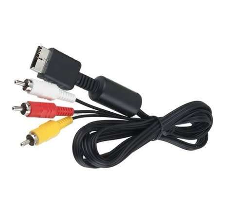 DW 3-RCA AV Video & Audio Cable for Playstation PS2/3 Game HDTV - 1.8M