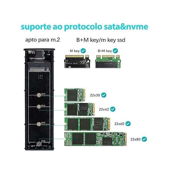 DW M.2 (Nvme To Ngff) 2 In 1 Enclosure