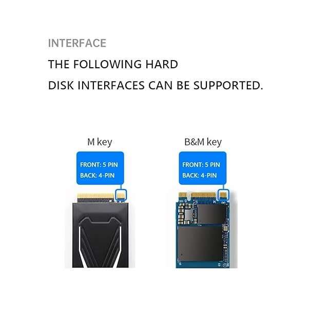 DW M.2 (Nvme To Ngff) 2 In 1 Enclosure