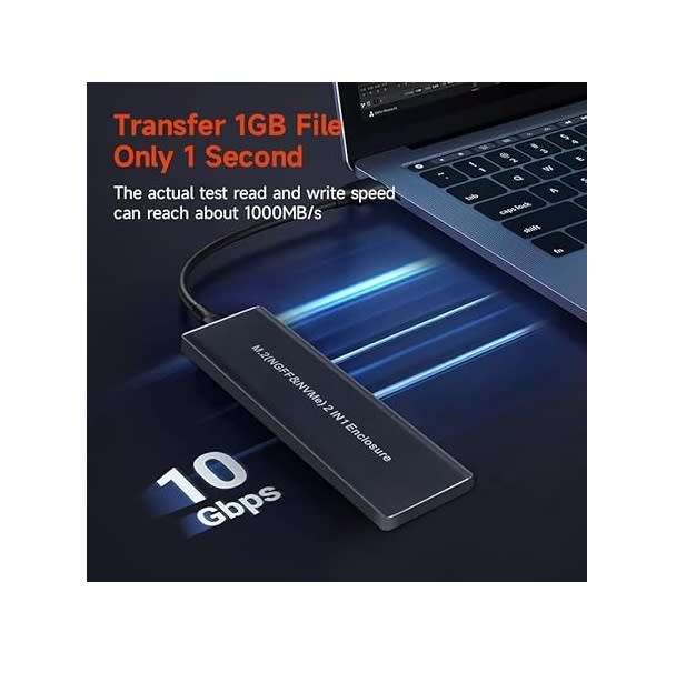 DW M.2 (Nvme To Ngff) 2 In 1 Enclosure