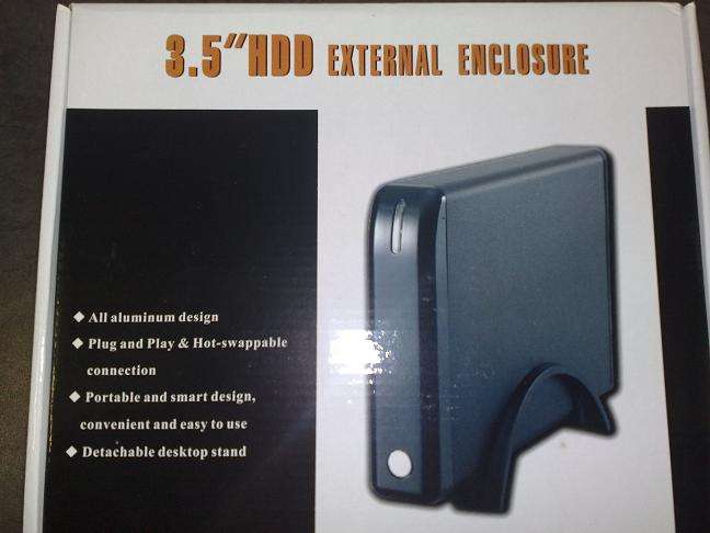 EXTERNAL ENCLOSURE 3.5 IDE/SATA