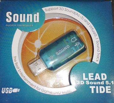 USB 2.0 3D SOUND CARD 5.1