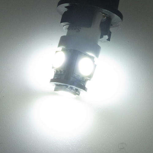 2x T10 5-SMD 5050 LED White lights bulbs interior,door, license plate, parking