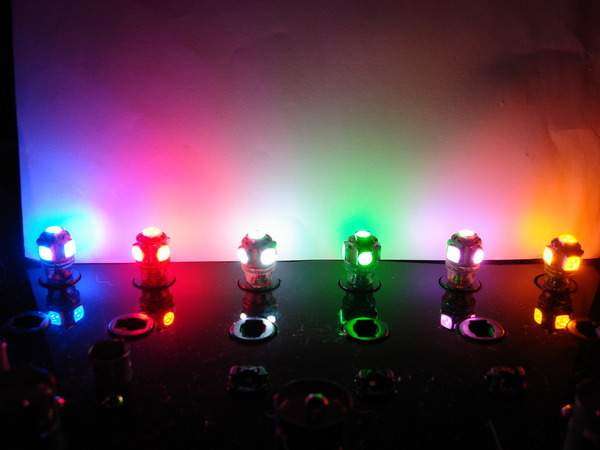 New SMD T10 5 LED HID White Wedge Bulb Park Light