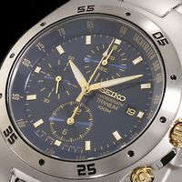 SEIKO TITANIUM Chrono SND449P1  ***Free Insured Shipping***