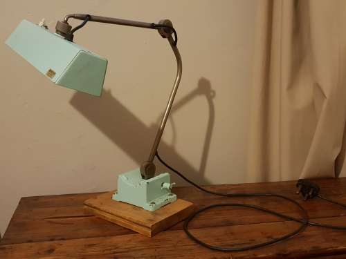 Industrial desk lamp