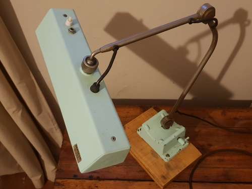 Industrial desk lamp