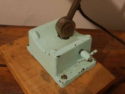 Industrial desk lamp