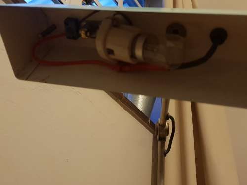 Industrial desk lamp