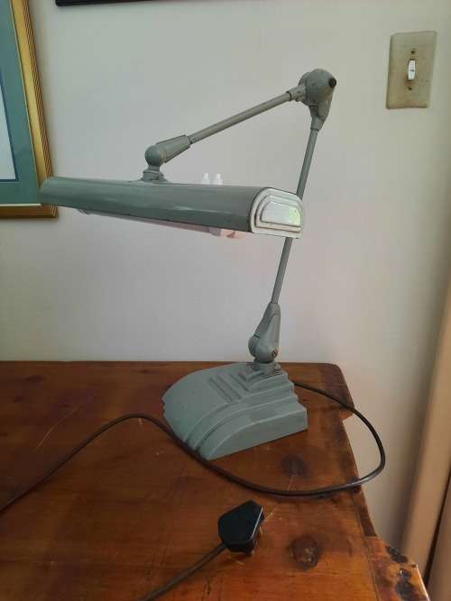 Large art deco desk lamp