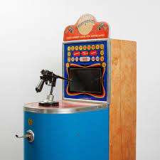 Wooden sign - Exhibit Supply Co. Mauser Shooting Gallery