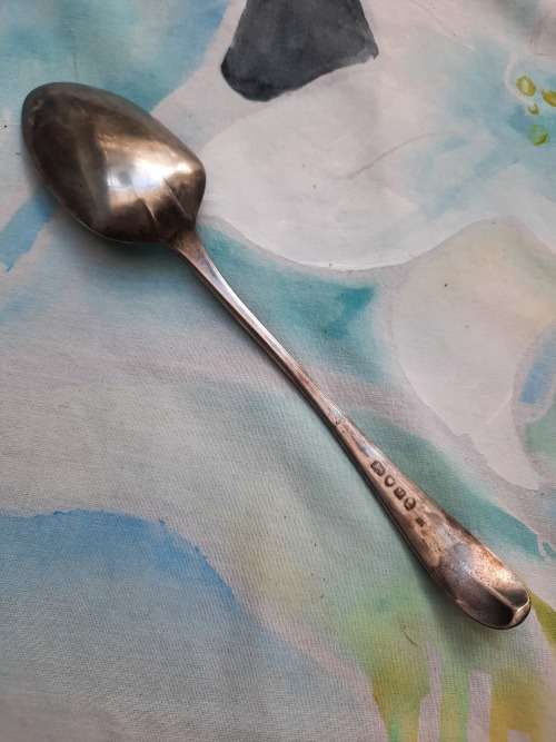 Georgian silver table spoon