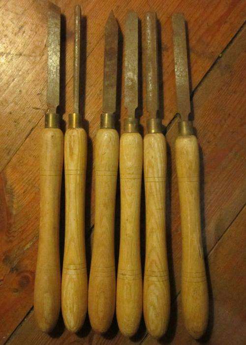 Set of turning chisels