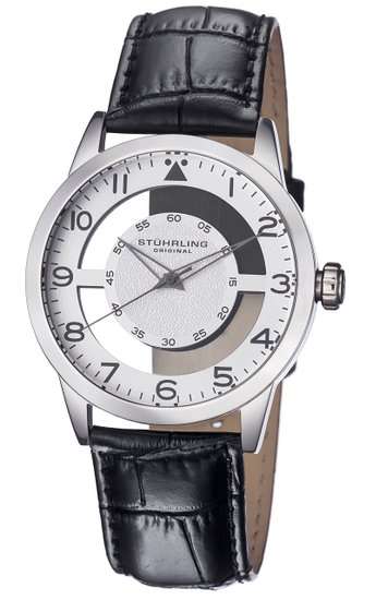 *** R4300 *** SWISS Stuhrling 650.01 Original Men's Aviator Watch - With Box + papers