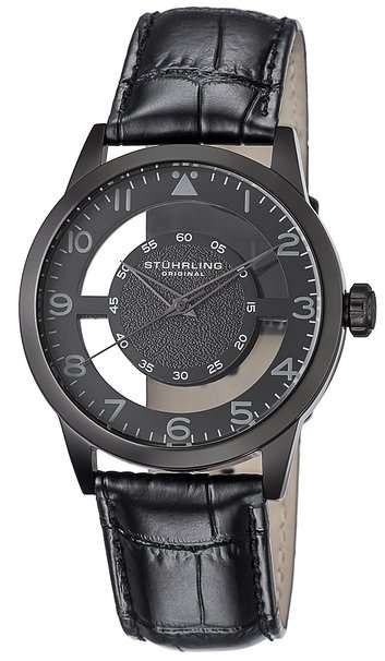 *** R4300 *** SWISS Stuhrling 650.04 Original Men's Aviator Watch - With Box + papers