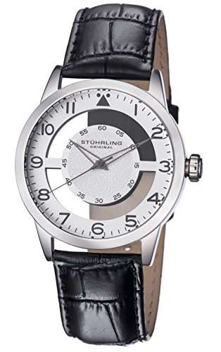 LAST ONE *** R4300 *** SWISS Stuhrling 650.01 Original Men's Aviator Watch - With Box + papers