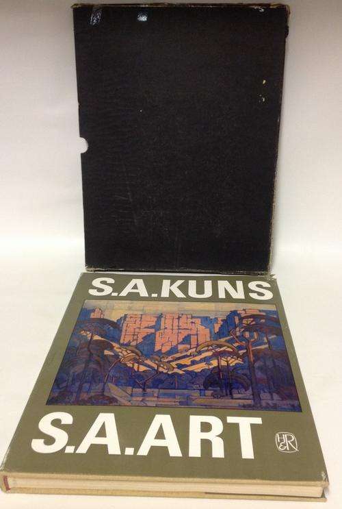 SA Kuns / SA Art  in Cardboard Holder - Published 1966 - Large Format Book