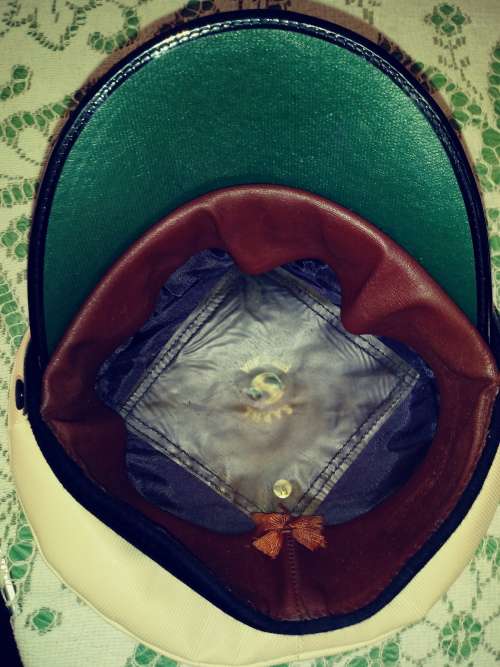 Old S.A Navy Officers cap with Badge