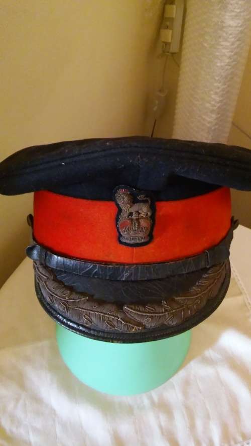 BRITISH BRIGADIER/ COLONEL PEAK CAP