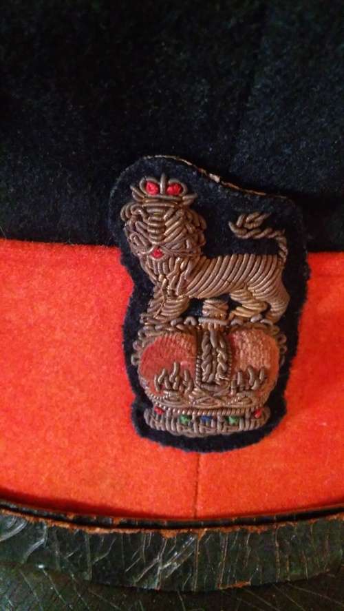 BRITISH BRIGADIER/ COLONEL PEAK CAP