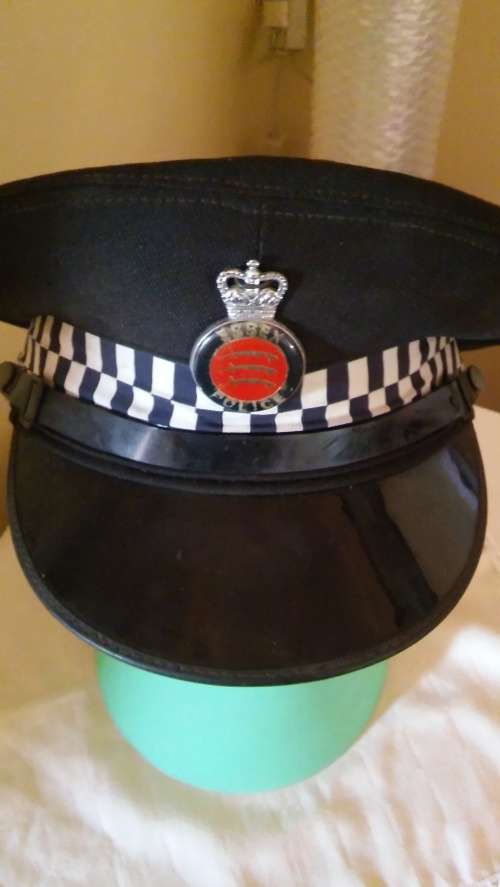 RHODESIAN ESSEX POLICE CAP WITH BADGE