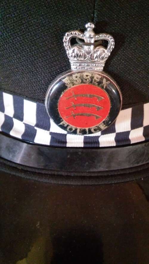 RHODESIAN ESSEX POLICE CAP WITH BADGE