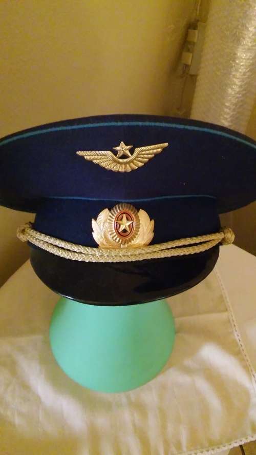 RUSSIAN AIR FORCE PEAK CAP