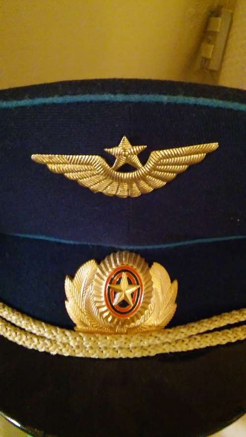 RUSSIAN AIR FORCE PEAK CAP