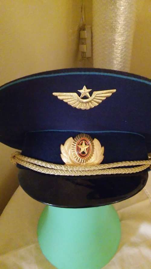 RUSSIAN AIR FORCE PEAK CAP