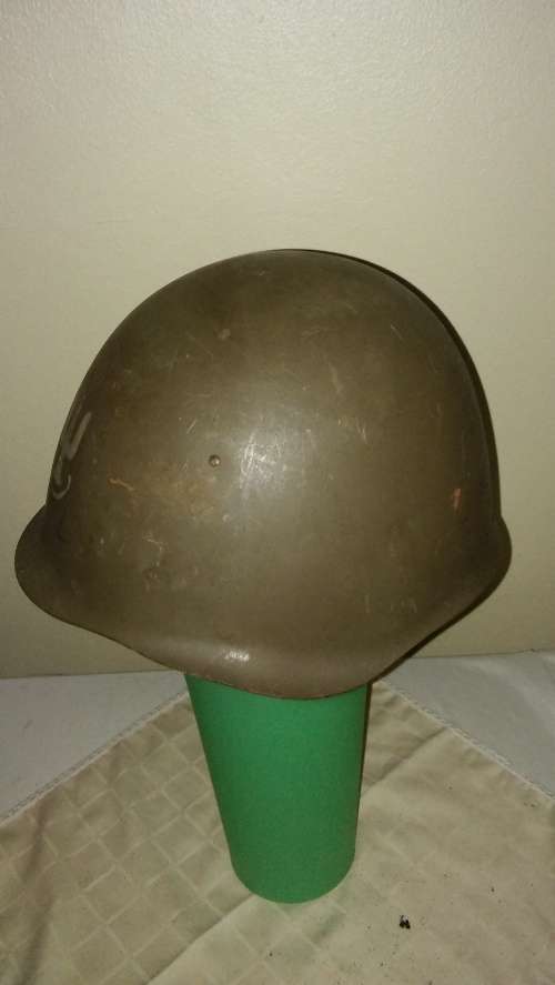ORIGINAL POLAND STEEL HELMET WITH EAGLE