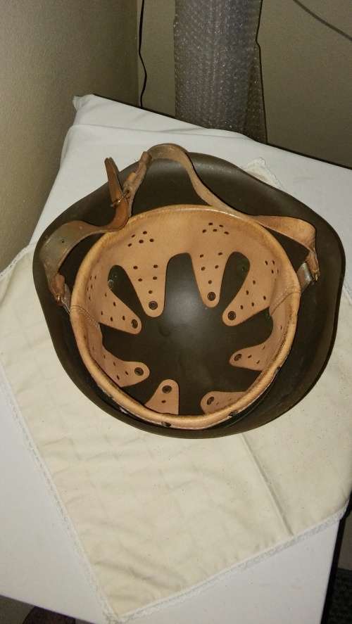 ORIGINAL POLAND STEEL HELMET WITH EAGLE