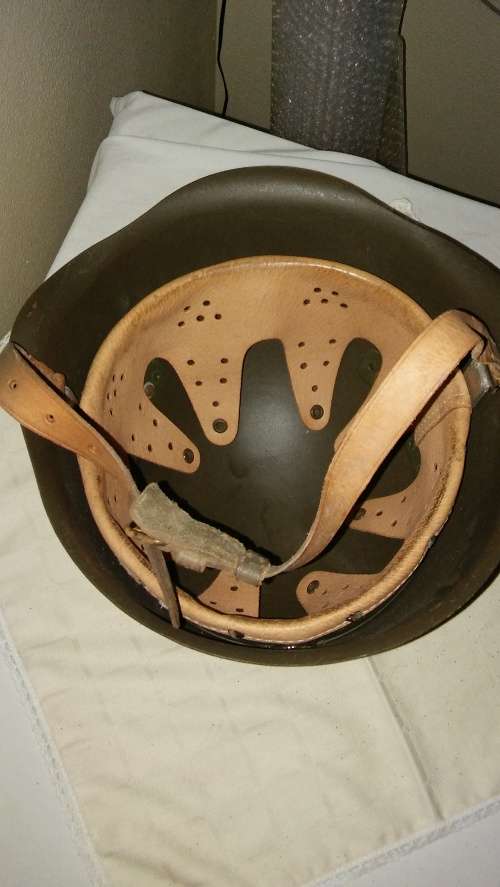 ORIGINAL POLAND STEEL HELMET WITH EAGLE