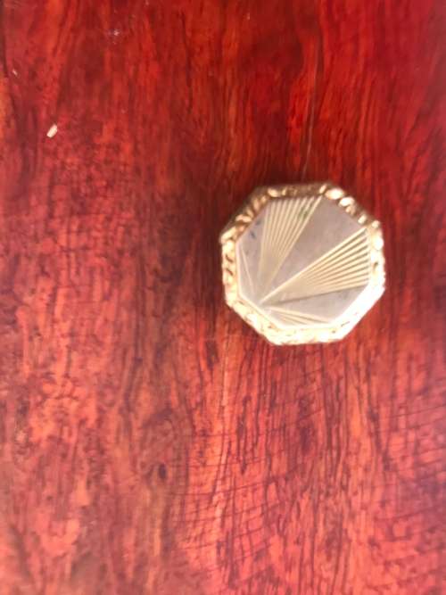 !! Gold Octagon Pendant !!