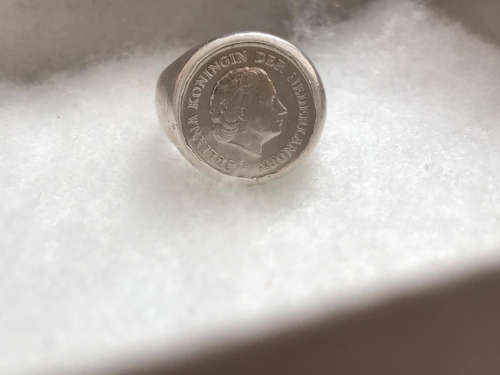 !!! SILVER 925 COIN RING !!!