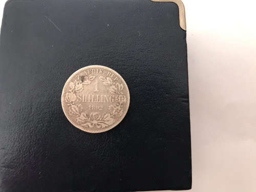 !!! 1 SHILLING 1892 (RARE MINTAGE)
