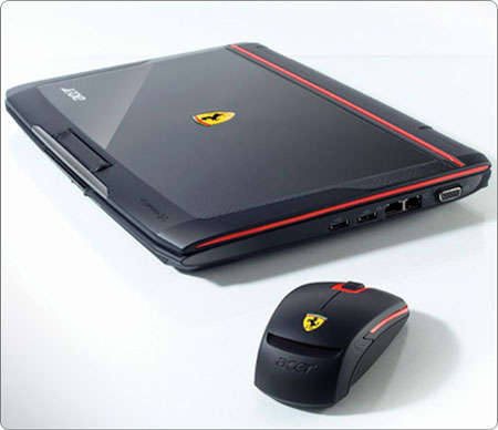 Acer Ferrari 12.1" Notebook + Acer port replicator + Notebook Sleeve (Mint Condition)