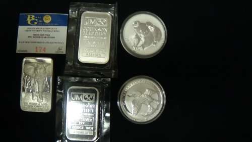 Silver Lot (100 grams Bar, Kookaburra Kaola Johnson Matthey)