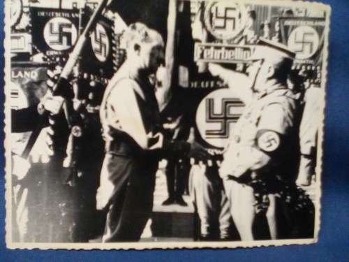 WOW!! 10 X Original photos of HITLER plus 10 free WW2 stamps Extended payment terms