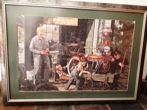 Framed Puzzle Boys room