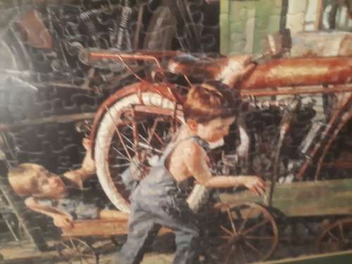 Framed Puzzle Boys room