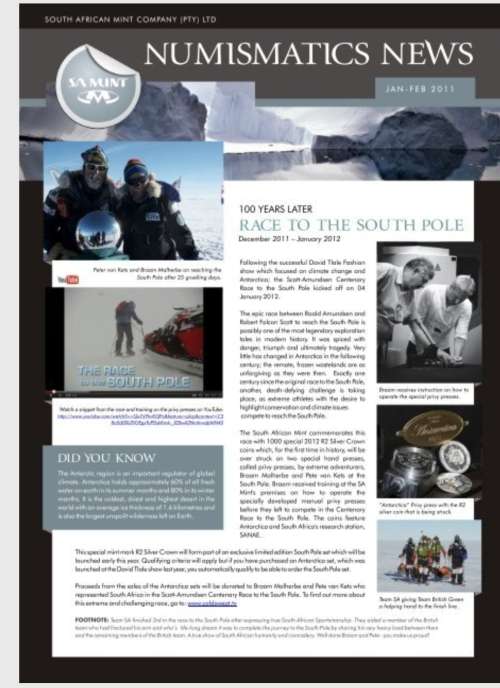 Antartica SA Mint coin set