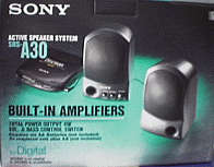 SONY SRS-A30 SPEAKERS!! FOR MP3 OR WALKMAN OR PC!!! BRAND NEW