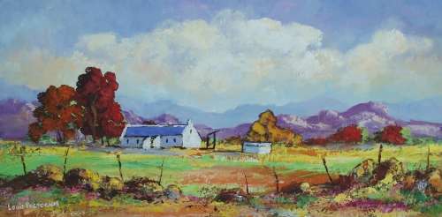 Cedarville Drift: oil on canvas (640mm x 320mm) An original Louis Pretorius