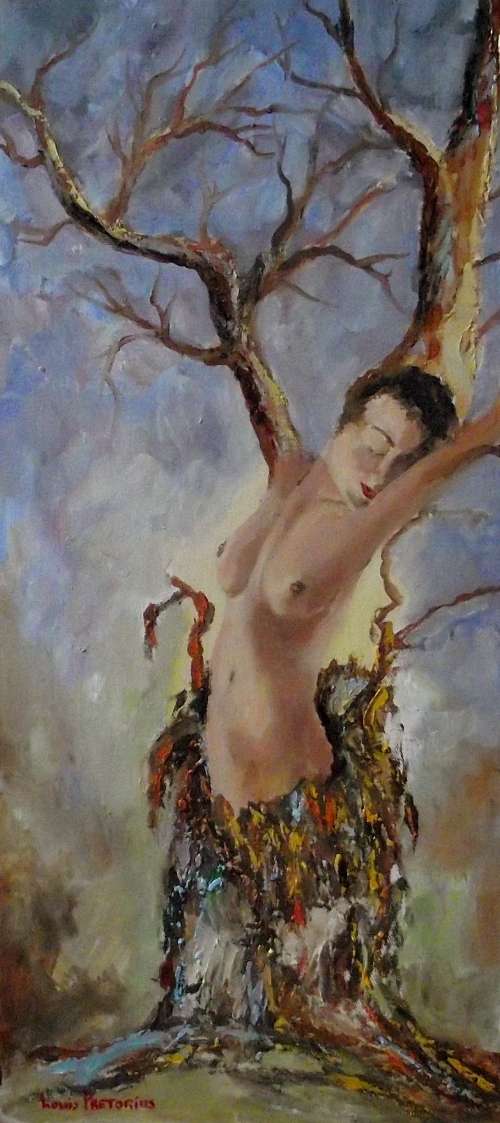 New Branch (oil on canvas)