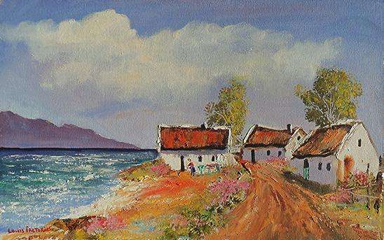 LOUIS PRETORIUS  >> Cottages(62cmx39,5cm)