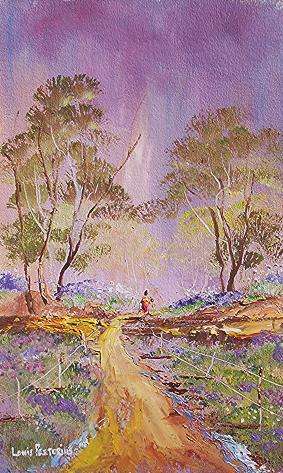 GOING FOR A WALK (400mm x 250mm)