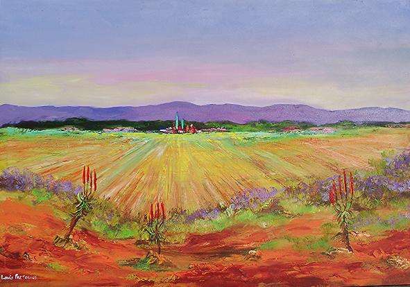 Aloe Hill (910mm x 610mm)