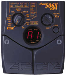 !! CRAZY DEAL !!ZOOM 506II BASS EFFECTS & DISTORTION PEDAL FOOTSWITCH FOOT SWITCH EXPRESSION PEDAL