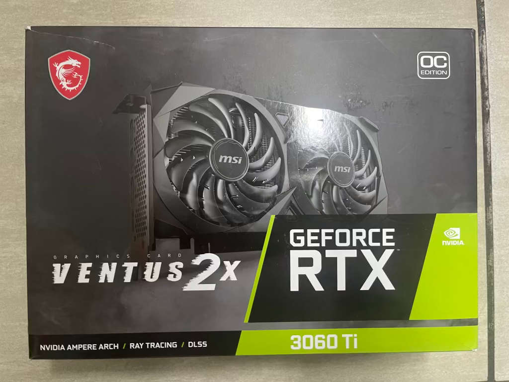 MSI GeForce RTX 3060 Ti Ventus 2X OCV1 LHR 8GB GDDR6 256-bit PCI-E 4.0 with Warranty